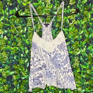 AEROPOSTALE CROCHET TANK / S